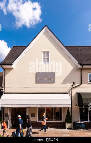 Le Mulberry shop store à Bicester Village de Bicester Oxfordshire , , Angleterre , Angleterre , Royaume-Uni Banque D'Images