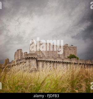 Image de la ruine de Craigmillar castle. Edimbourg, Ecosse. Banque D'Images