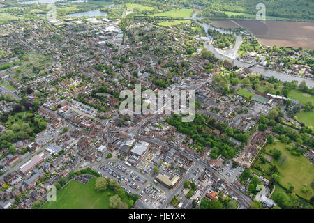 Une vue aérienne de Stamford, Lincolnshire Banque D'Images