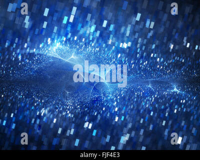 Big bang de futures technologies, générée par ordinateur abstract background Banque D'Images