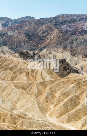Badlands, Zabriskie Point, Death Valley National Park, California, USA Banque D'Images