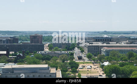 Washington, DC, vue sur la ville Banque D'Images