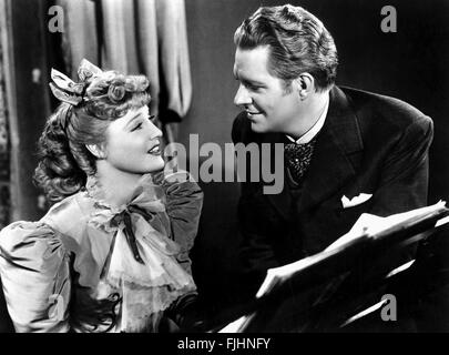 JEANETTE MACDONALD, Nelson Eddy, doux-amer, 1940 Banque D'Images