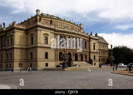 La salle de concert Rudolfinum à Prague, République Tchèque Banque D'Images