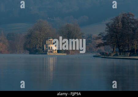 L'île de Temple Henley on Thames Banque D'Images