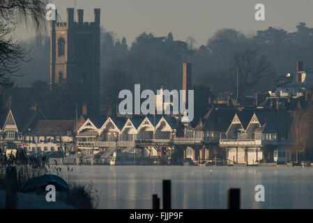 Henley on Thames Oxfordshire river town Banque D'Images