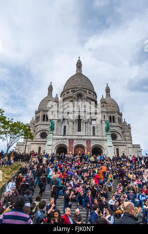 Paris France le 20 avril 2014, détails sur les bâtiments historiques et les routes autour de Paris Banque D'Images