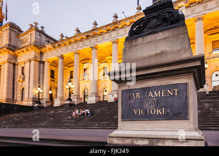 La Maison du Parlement, Victoria, Australie Banque D'Images