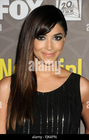 Westwood, CA, USA. 2 mars, 2016. Westwood, Californie - Hannah Simone. ''New Girl'' 100e épisode a tenu à l'hôtel W. Crédit photo : Byron Purvis/AdMedia Crédit : Byron Purvis/AdMedia/ZUMA/Alamy Fil Live News Banque D'Images