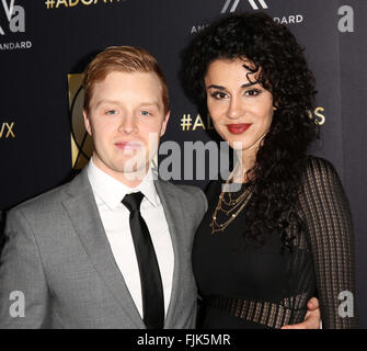 Assister à des célébrités 20e Conférence annuelle de l'excellence en production Design Awards au Beverly Hilton Hotel comprend : Noel Fisher, Layla Alizada Où : Los Angeles, California, United States Quand : 01 Oct 2016 Banque D'Images