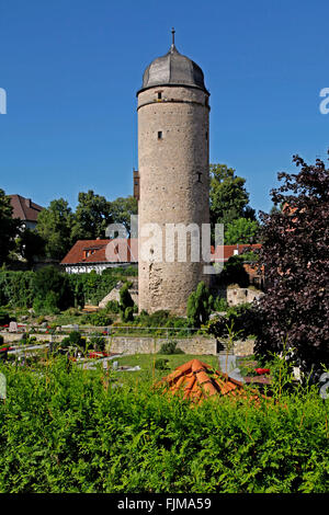 Géographie / voyage, Allemagne, Rhénanie du Nord-Westphalie, Warburg, bâtiments, Sackturm, construite vers 1443, vue extérieure, Additional-Rights Clearance-Info-Not-Available- Banque D'Images