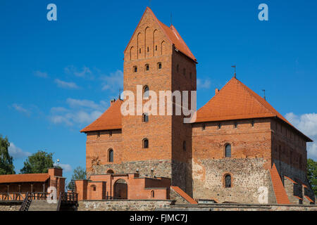 Géographie / billet, Lituanie, Trakai, Château de Trakai, Additional-Rights Clearance-Info-Not-Available- Banque D'Images