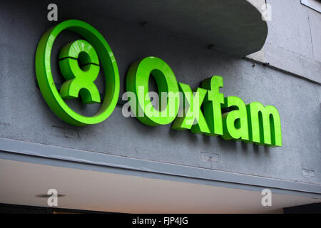 Markenname : 'Oxfam', Berlin. Banque D'Images