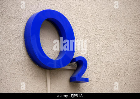 Markenname : 'O2', Berlin. Banque D'Images