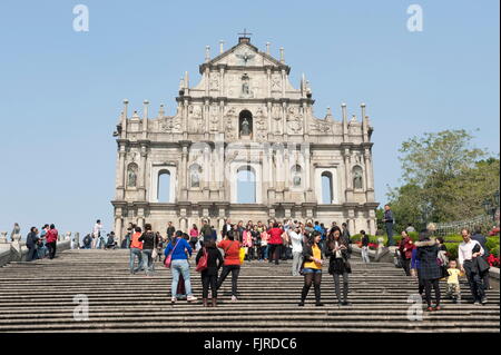 Géographie / voyages, Chine, Macao, St Pauls Cathedral, Additional-Rights Clearance-Info-Not-Available- Banque D'Images