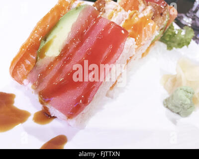 Rouleaux de sushi Banque D'Images