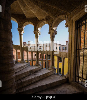 Scala Contarini del Bovolo en colimaçon à Venise, Italie, Banque D'Images