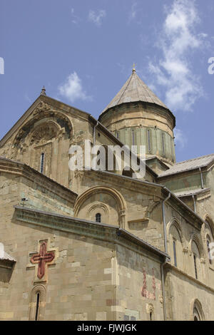 La cathédrale de Svetitskhoveli à Mtskheta (Géorgie) Banque D'Images