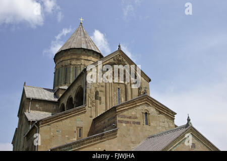 La cathédrale de Svetitskhoveli à Mtskheta (Géorgie) Banque D'Images