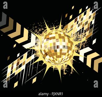 Abstract dance party background Illustration de Vecteur