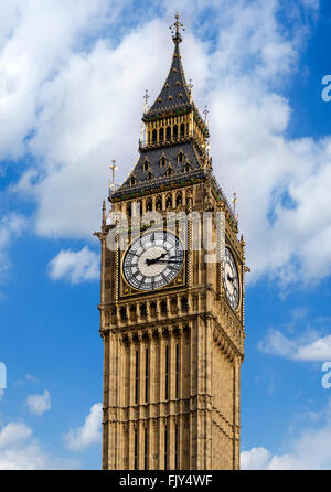 Big Ben au Palais de Westminster, Londres, Angleterre, Royaume-Uni Banque D'Images