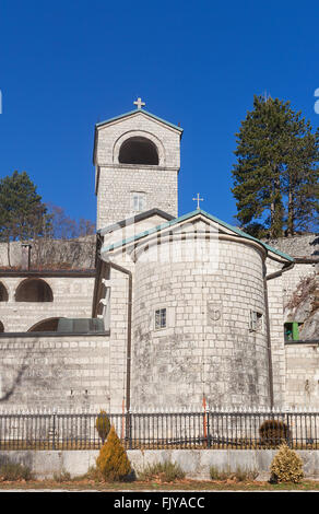 Monastère de Cetinje au Monténégro. Fondée en 1484 par Ivan Crnojevic, vue actuelle depuis 1927 Banque D'Images