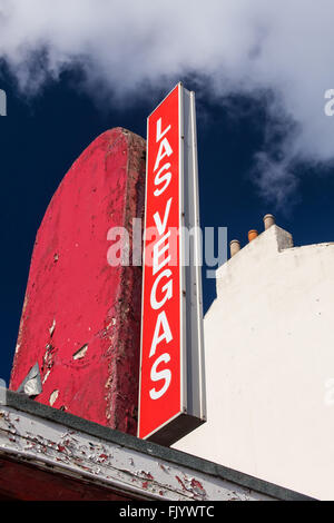 'Las Vegas' abandonnés Arcade, Seaton Carew, Teesside, Angleterre Banque D'Images