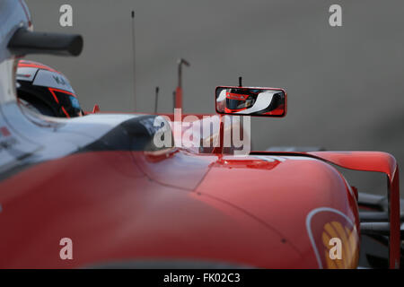 Barcelone, Espagne. 06Th Mar, 2016. Les essais d'hiver Formule 1 sur le circuit de Catalunya de Barcelone Test 2 Jour 3. La Scuderia Ferrari SF16-H &# x2013 ; Crédit : Kimi Raikkonen Plus Sport Action/Alamy Live News Banque D'Images