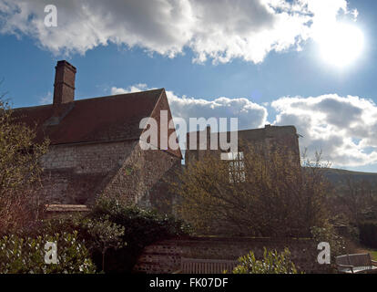 Prieuré de Wilmington dans l'East Sussex, Angleterre Banque D'Images