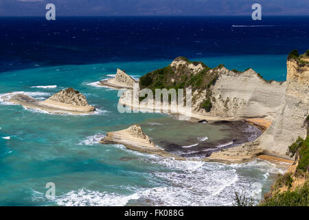 Cap Drastis, Corfou Banque D'Images