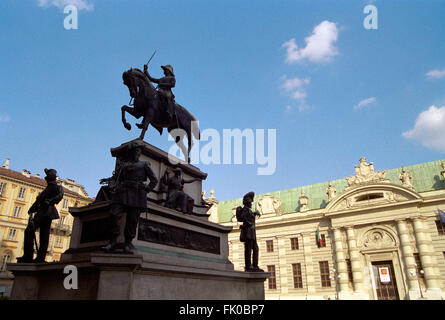 Italie, Piémont, Turin, place Carlo Alberto, Monument Banque D'Images