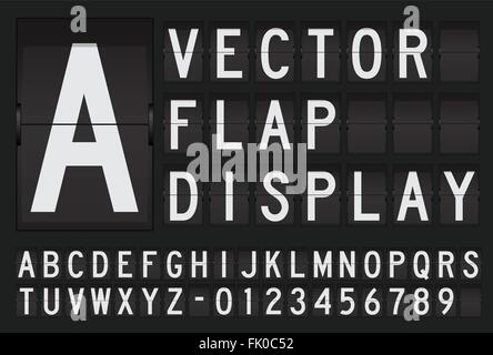 L'affichage du volet de vecteur Illustration de Vecteur