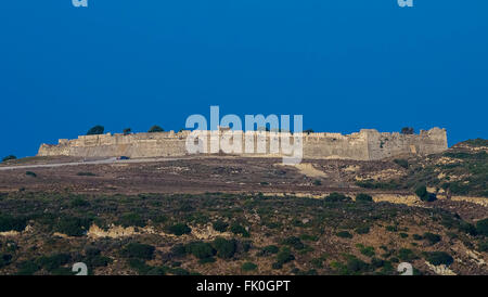 Le Antimachias château en île de Kos Grèce Banque D'Images