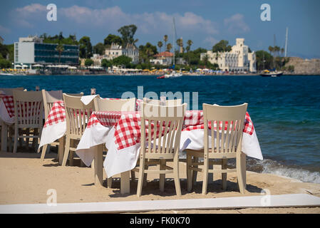 Plage centrale de l'île de Kos Grèce Banque D'Images