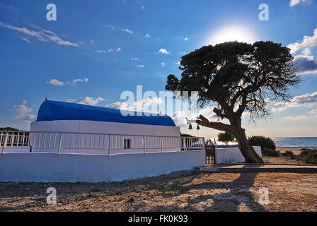 Petite église grecque de l'île de Kos en Grèce Banque D'Images