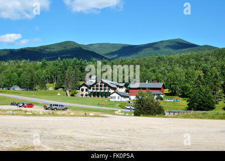 Vue panoramique de la vallée du Mont Washington Banque D'Images