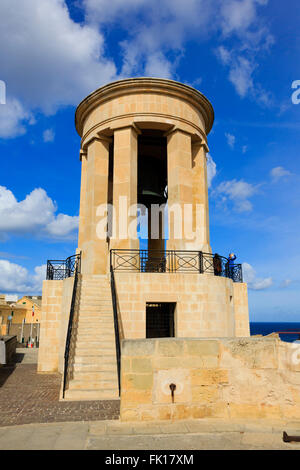 Siège Bell Memorial, La Valette, Malte Banque D'Images