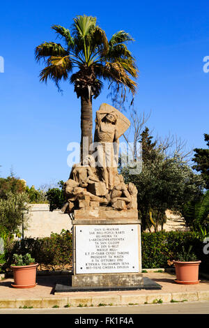 Statue, Rabat, Mdina, Malte Banque D'Images