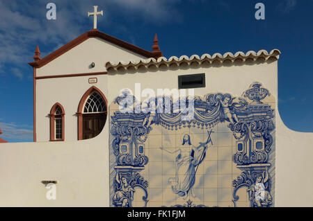 Chapelle Notre Dame de Fatima. L'île de Santa Maria. Archipel des Açores. Le Portugal. L'Atlantique. L'Europe Banque D'Images