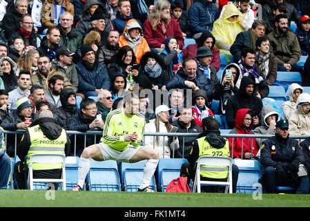 Madrid, Espagne. Le 05 Mar, 2016. Gareth Bale (11) Real Madrid. La Liga entre le Real Madrid contre Celta de Vigo au Santiago Bernabeu à Madrid, Espagne Credit : Action Plus Sport/Alamy Live News Banque D'Images