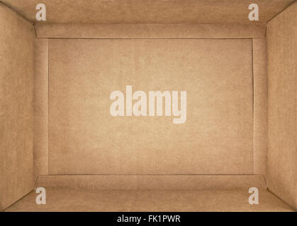 Boîte en carton ; libre Banque D'Images