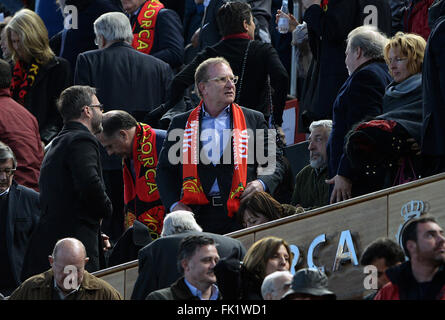 Robert Sarver, le nouveau propriétaire de real Mallorca, l'équipe de football espagnole, pendant le match de centenaire de la Club des Baléares à Palma. Banque D'Images