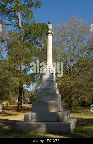 Monument Square Camden Park South Carolina USA Banque D'Images