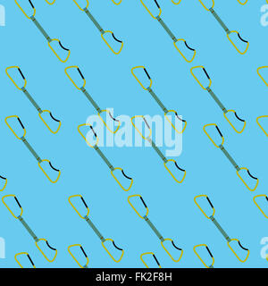 Escalade modèle quickdraw. Sport extrême, escalade, grimper, quickdraw quickdraw, équipement d'arrière-plan transparent, outil quic Banque D'Images