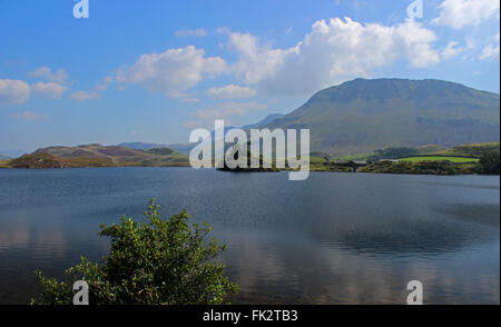 Paysage autour du lac de Cregennan et Gwynedd au Pays de Galles Cadair Idris Banque D'Images