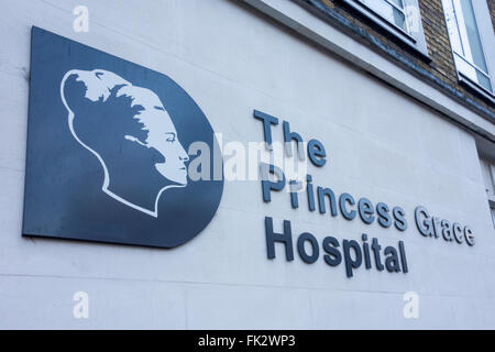 Le Centre Hospitalier Princesse Grace, Marylebone Road, Londres, UK Banque D'Images