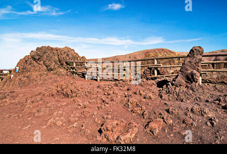 Le Vésuve - nature paysage sur le volcan Vésuve active dans le golfe de Naples, Italie Banque D'Images