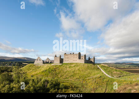 Caserne Ruthven , une garnison anglaise à Kingussie en Ecosse. Banque D'Images