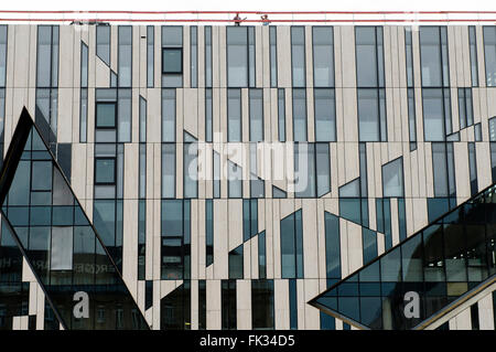 Ko-Bogen shopping centre en construction, Düsseldorf, Allemagne. Banque D'Images