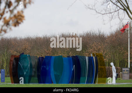 Le Service Naval Memorial National Memorial Arboretum Banque D'Images